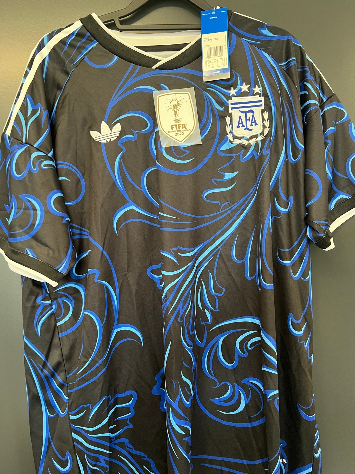 Adidas FIFA 2022 Argentinië Voetbalshirt - Nieuw, Zwart, Overige typen, Nieuw, Ophalen