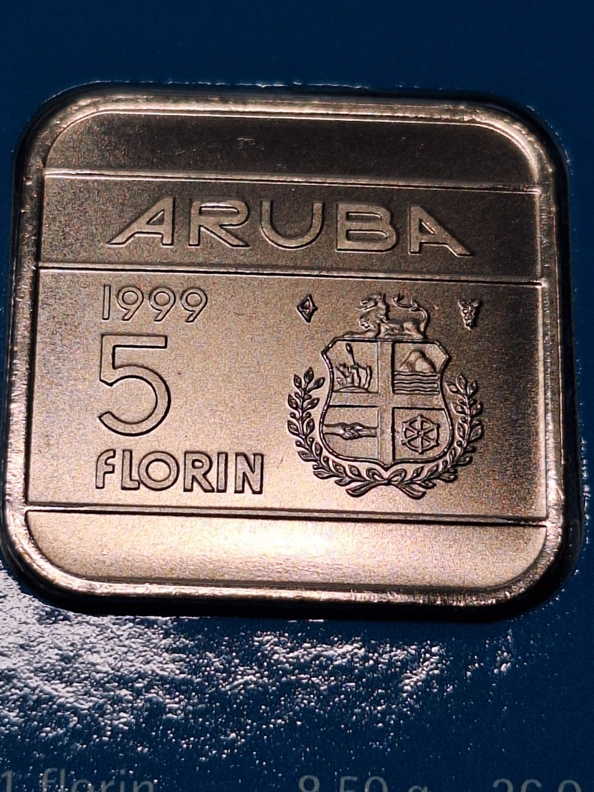 Aruba 5 florin 1999 fdc, Ophalen of Verzenden, Koningin Beatrix, Overige waardes