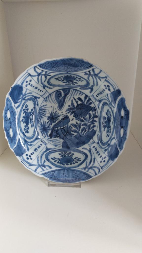 Chinese Wanli kom groot formaat vroeg 17e eeuw Ming dynastie, Antiek en Kunst, Verzenden