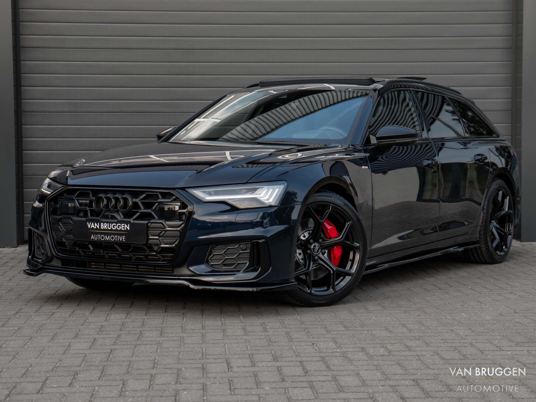 Audi A6 Avant 55 TFSI e quattro S-Line Pano Facelift RS-Stoe, Automaat, Gebruikt, 4 cilinders, Blauw