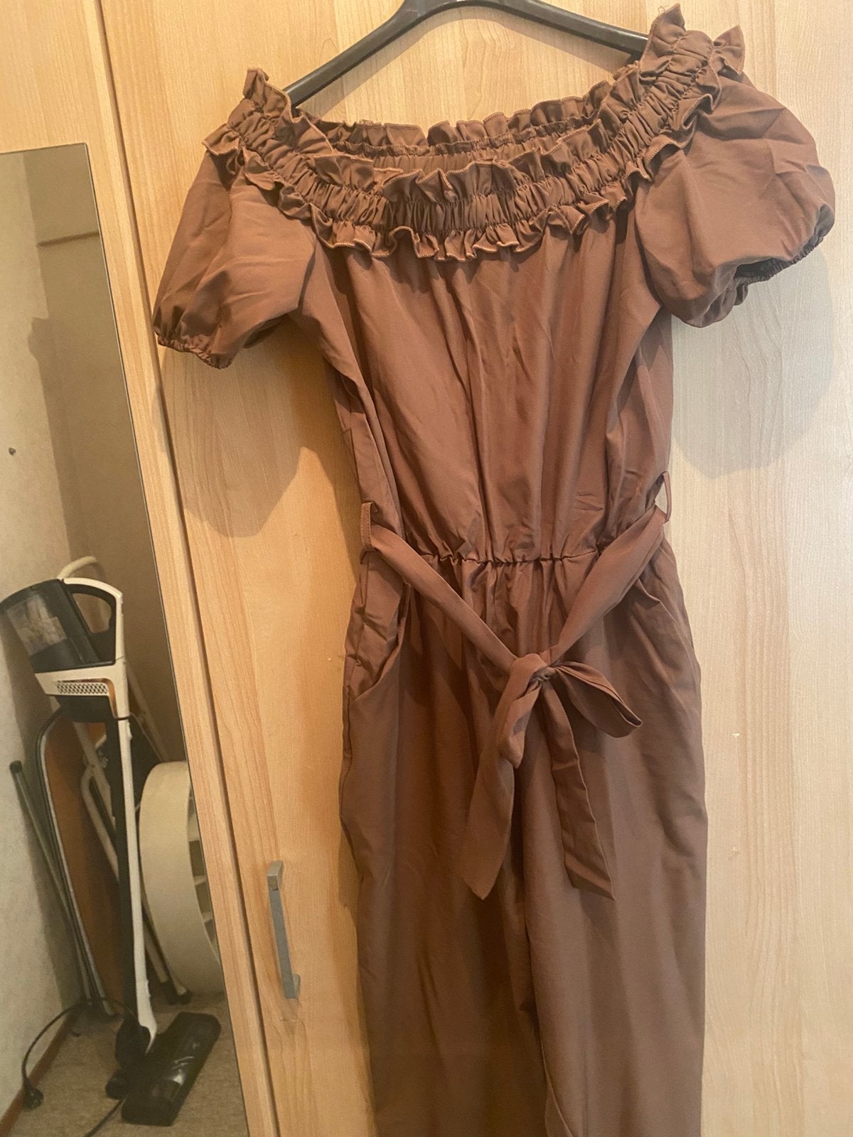 Hippe jumpsuit maat S, Kleding | Dames, Jumpsuits, Ophalen of Verzenden, Nieuw, Maat 36 (S), Bruin