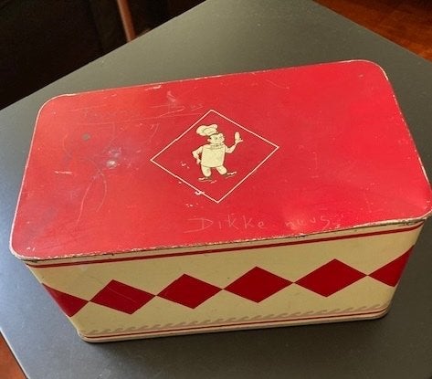 Bolletje vintage blik, Ophalen of Verzenden, Gebruikt, Overige