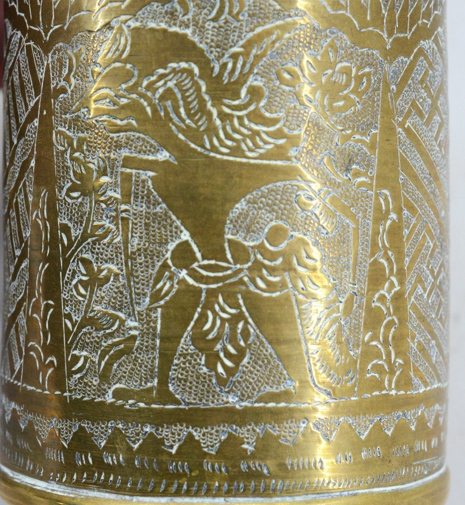 Indische bronzen tabakspot - Indonesië, Ophalen of Verzenden, Brons