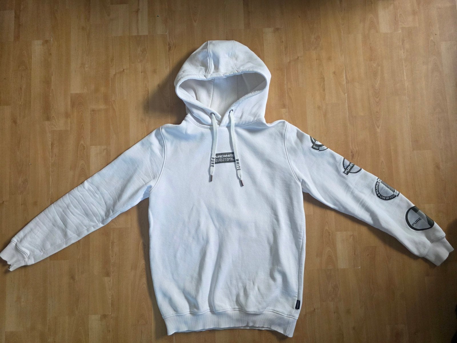 Zo goed als nieuwe mooie Pure White hoodie maat s, Wit, Ophalen of Verzenden, Zo goed als nieuw, Pure White