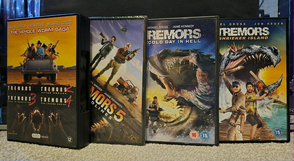 Tremors 1-7  Collection (michael gross / 1990-2020), Vanaf 12 jaar, Ophalen of Verzenden, Zo goed als nieuw, Monsters