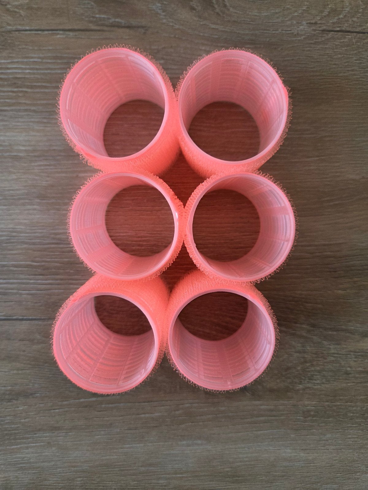 Set van 6 Roze Klittenband Krulspelden, Ophalen of Verzenden, Gebruikt, Krultang of Stijltang