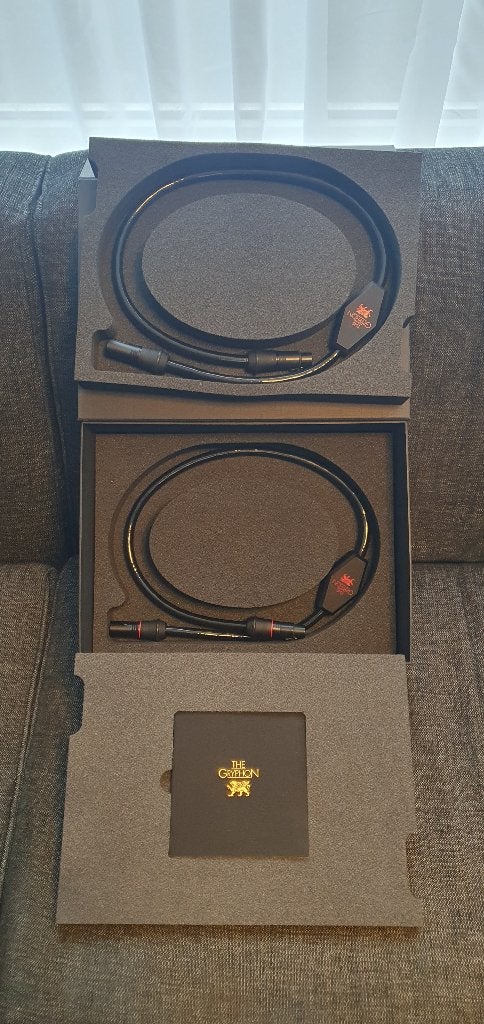 Gryphon Vanta Interconnects (XLR) 1m, Ophalen of Verzenden, Zo goed als nieuw, Minder dan 2 meter, Interlink-kabel