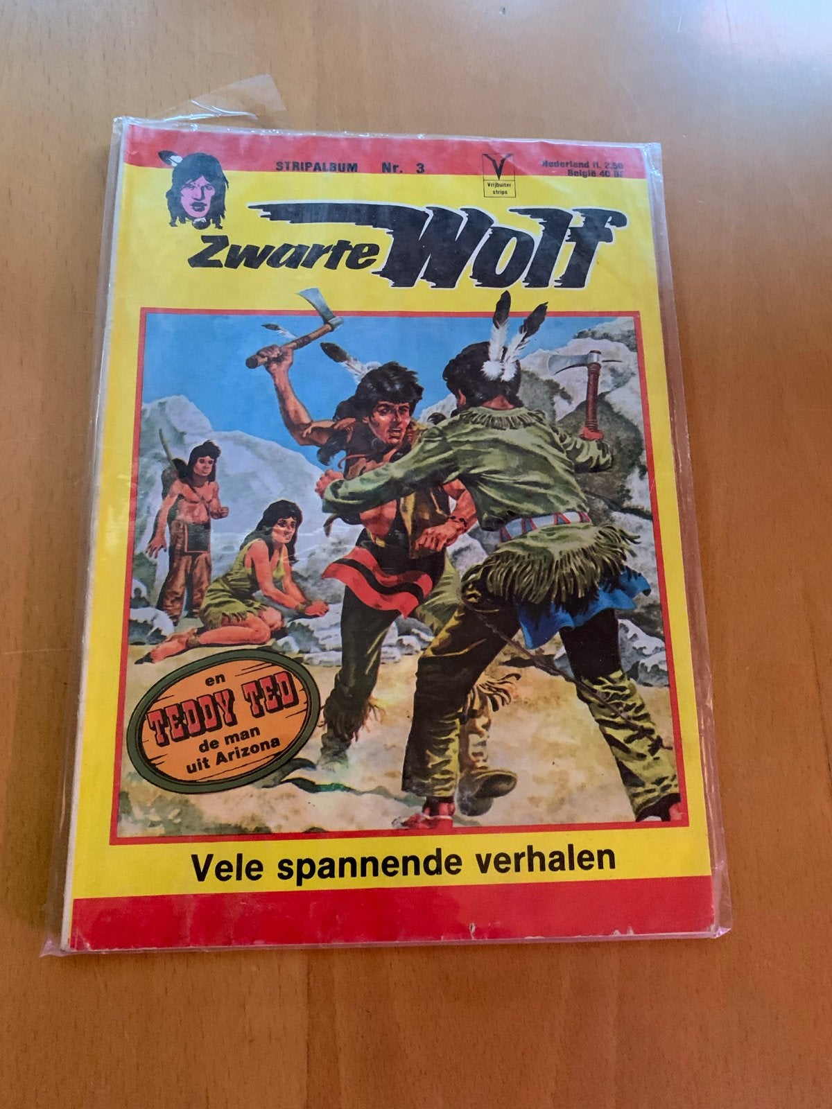 Zwarte Wolf Stripalbum Nr. 3 - Met Teddy Ted, Eén stripboek, Ophalen of Verzenden, Zo goed als nieuw