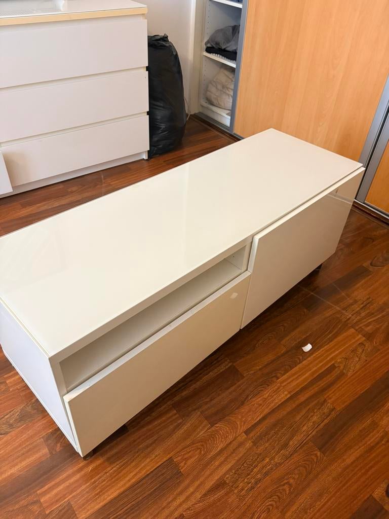TV-meubel, 100 tot 150 cm, Ophalen of Verzenden, Zo goed als nieuw, Minder dan 100 cm