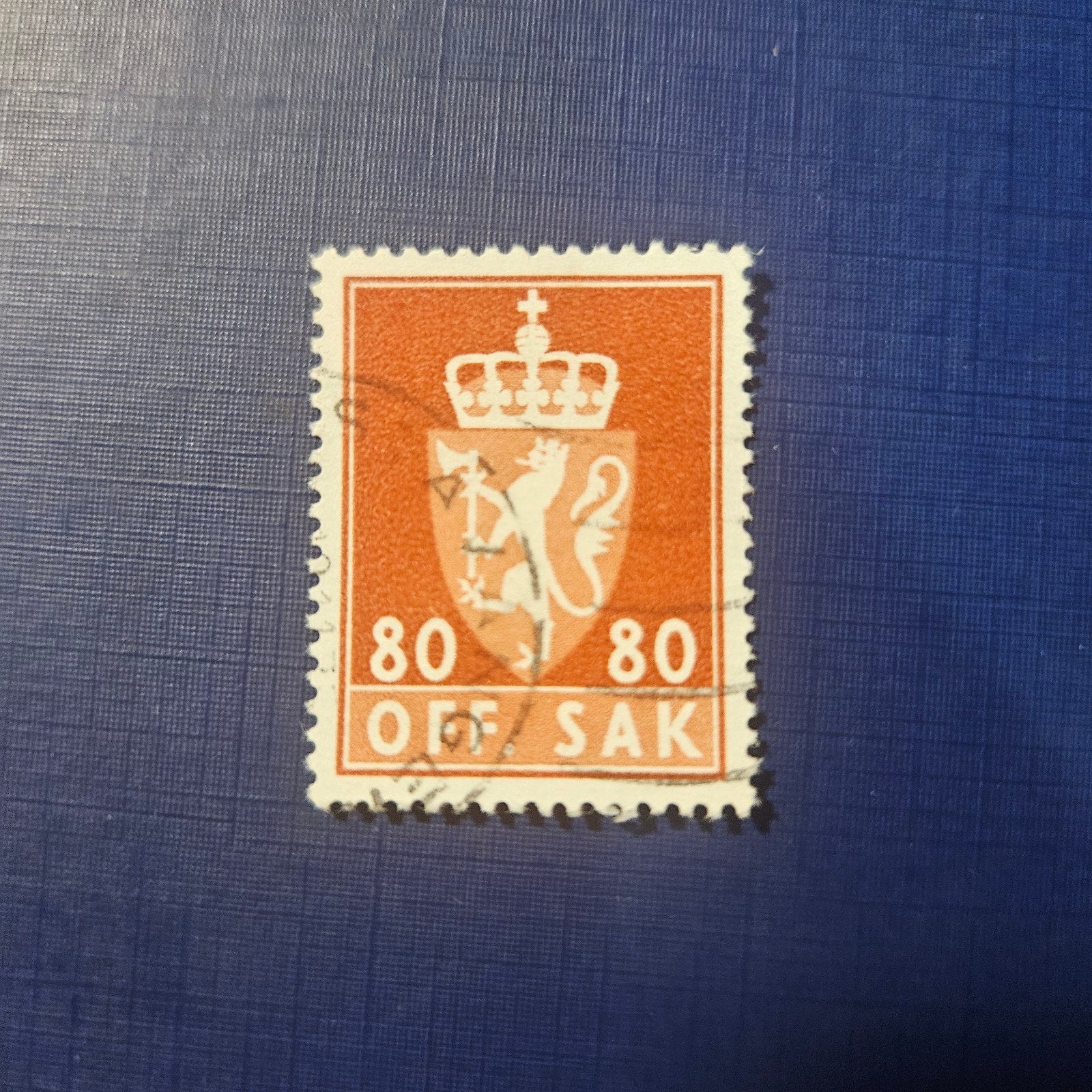 Noorwegen dienst nr 81y, Postzegels en Munten, Postzegels | Europa | Scandinavië, Ophalen of Verzenden, Noorwegen, Gestempeld