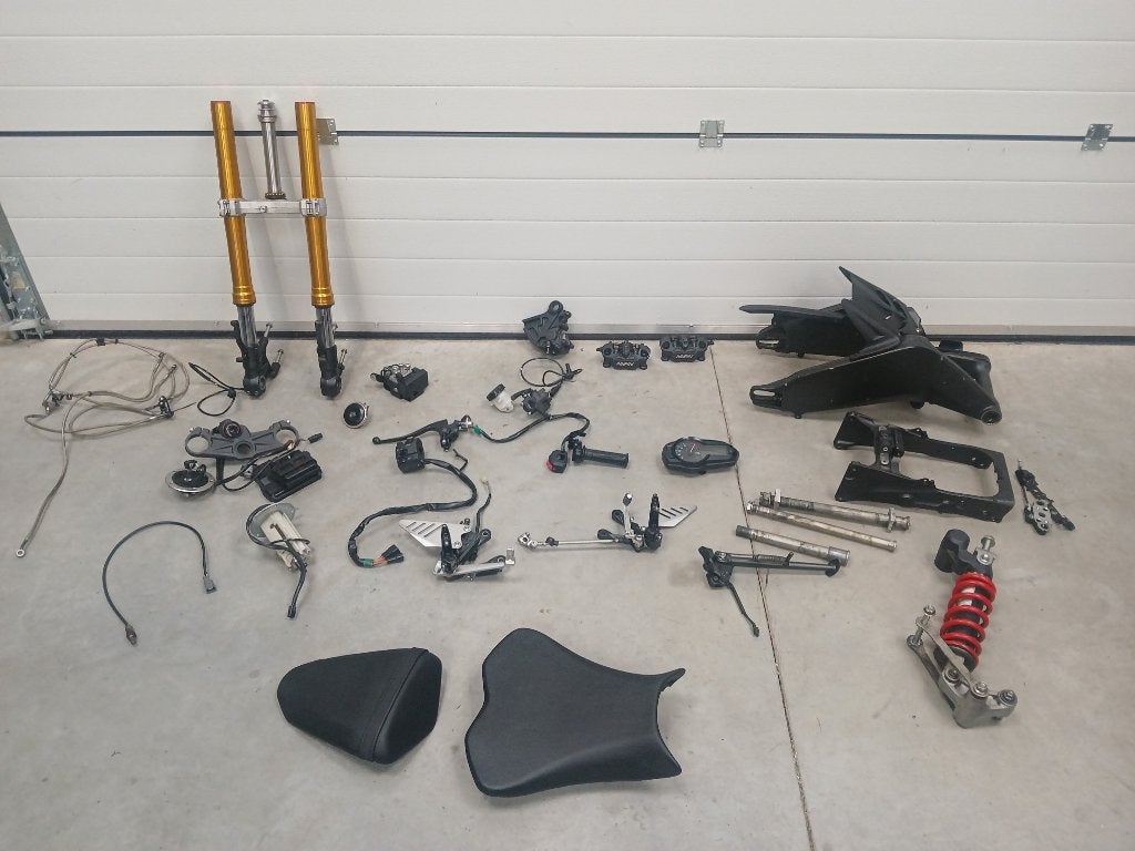 Kawasaki ZX6R onderdelen bj 2013-2018, Motoren, Ophalen of Verzenden, Gebruikt