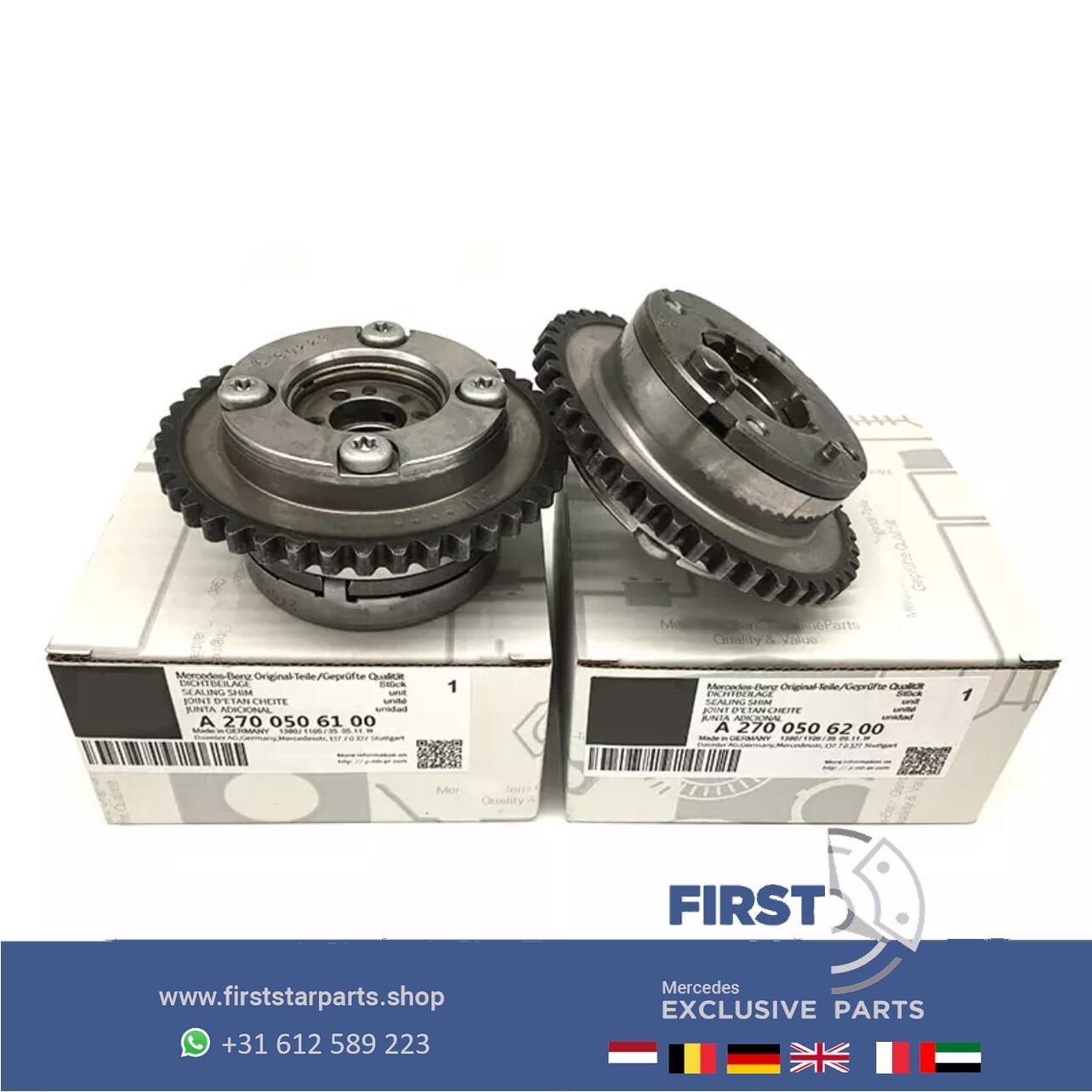 A2700506200 2700506100 A2600500500 2600500500 Nokkenas verst, Auto-onderdelen, Motor en Toebehoren, Mercedes-Benz, Gebruikt, Ophalen of Verzenden