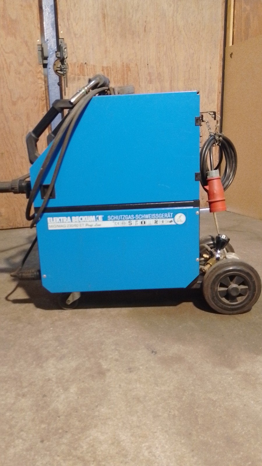 elektra beckum mig/mag  co2 lasapparaat, Ophalen, 150 tot 250 ampère, Co2