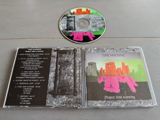 Time Machine 1.Press CD - Project : Time Scanning 1993, Progressive metal, Gebruikt, Ophalen of Verzenden, Eerste persing