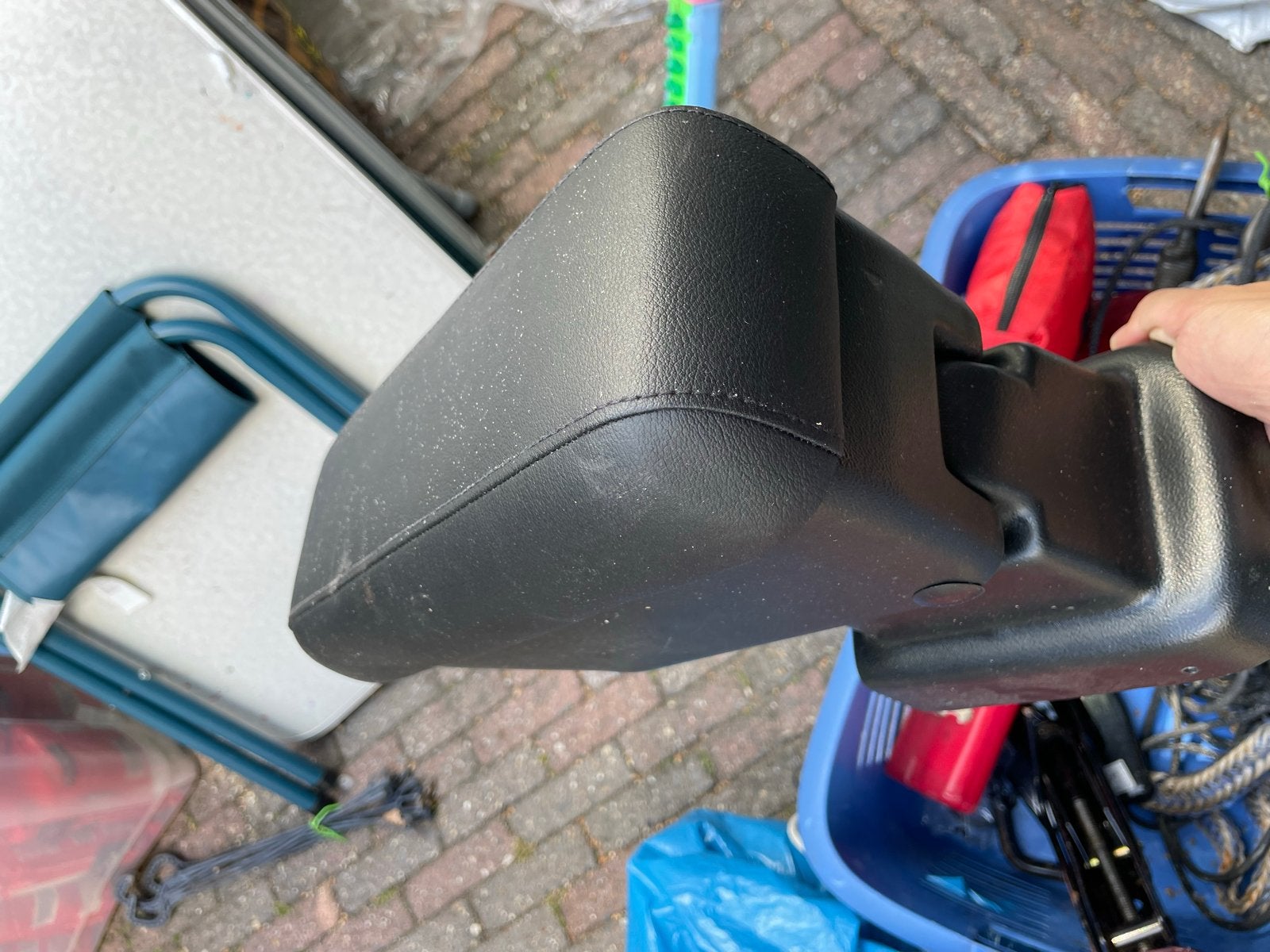 Universele armsteun met opbergvak - Zwart, Ophalen of Verzenden, Gebruikt