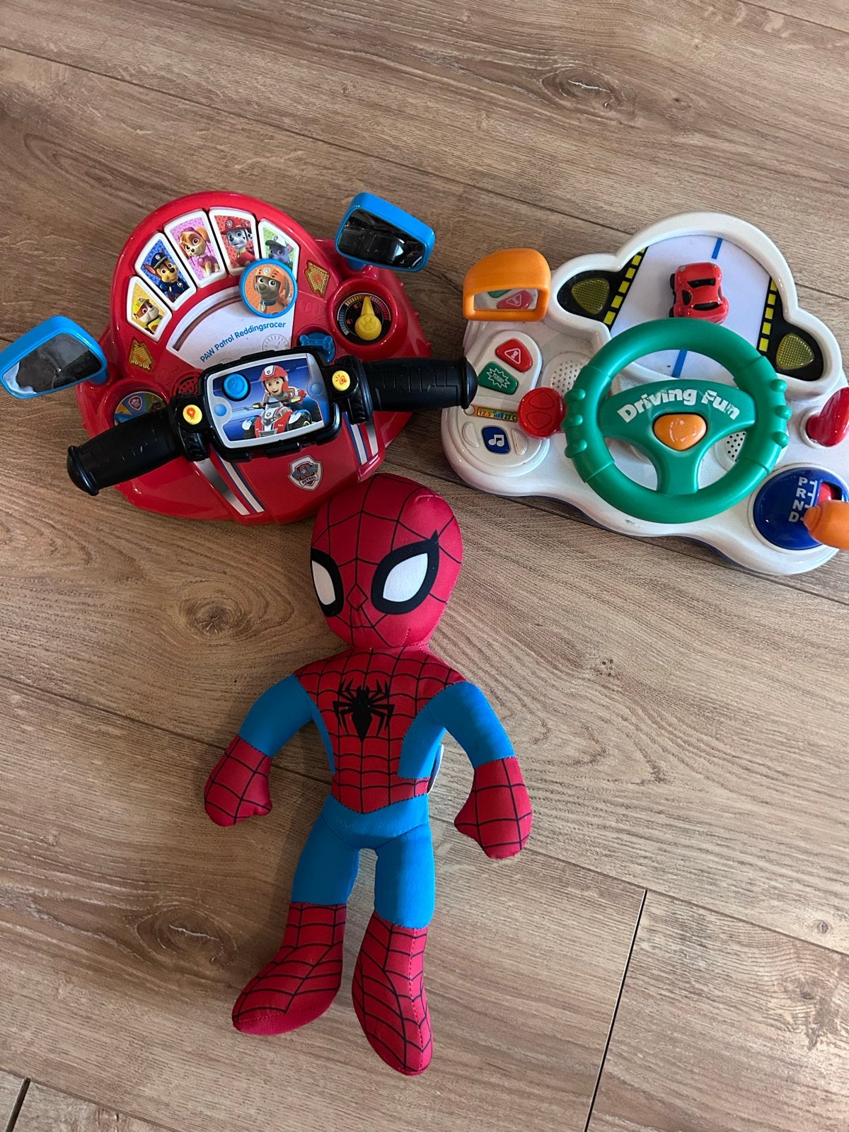Vtech Paw Patrol Stuurwiel, Driving Fun & Spider-Man Knuffel, Ophalen, Zo goed als nieuw