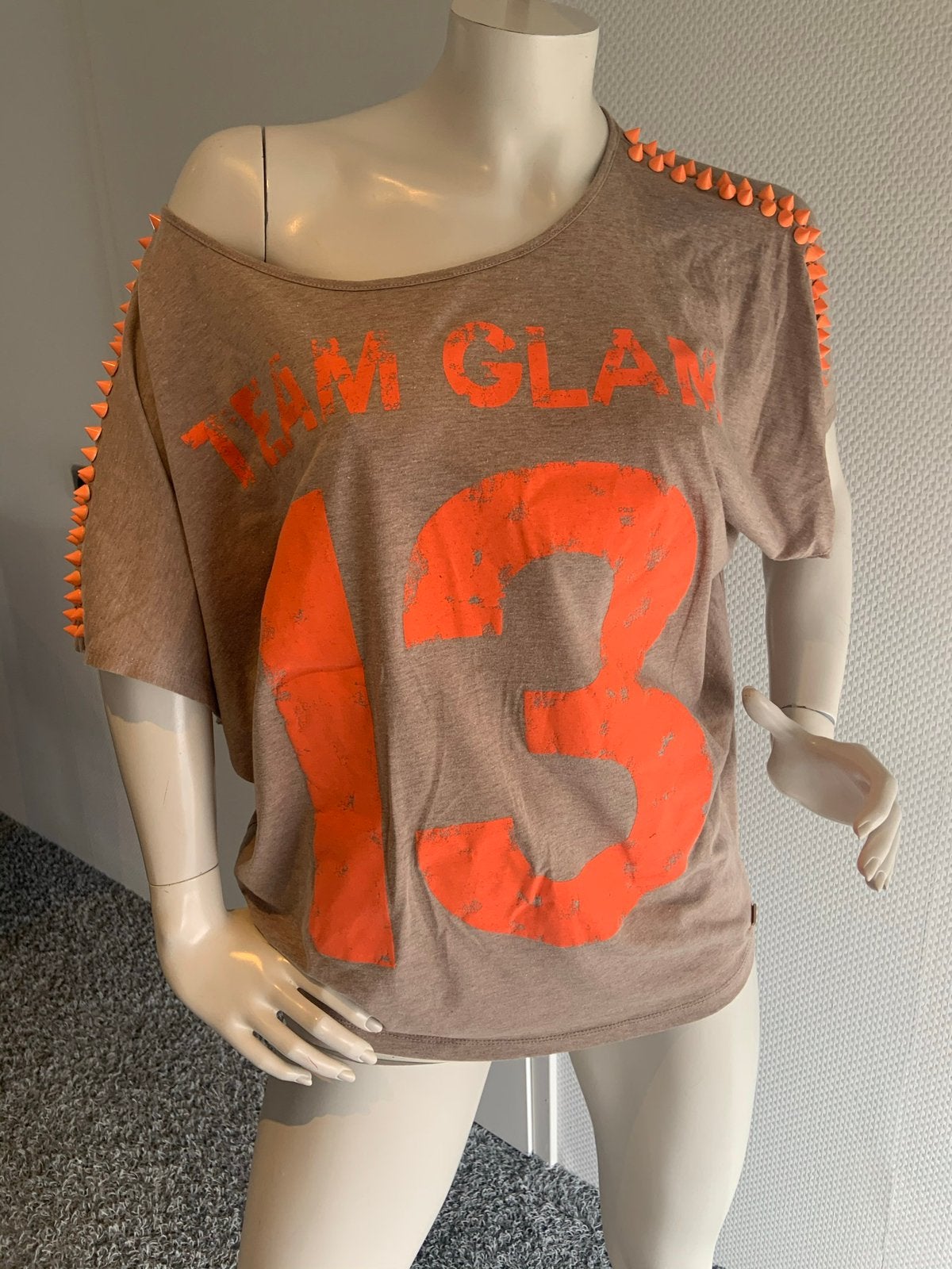 Glitz&glam shirt met kralen maat s., Kleding | Dames, Maat 38/40 (M), Beige, Ophalen of Verzenden, Zo goed als nieuw