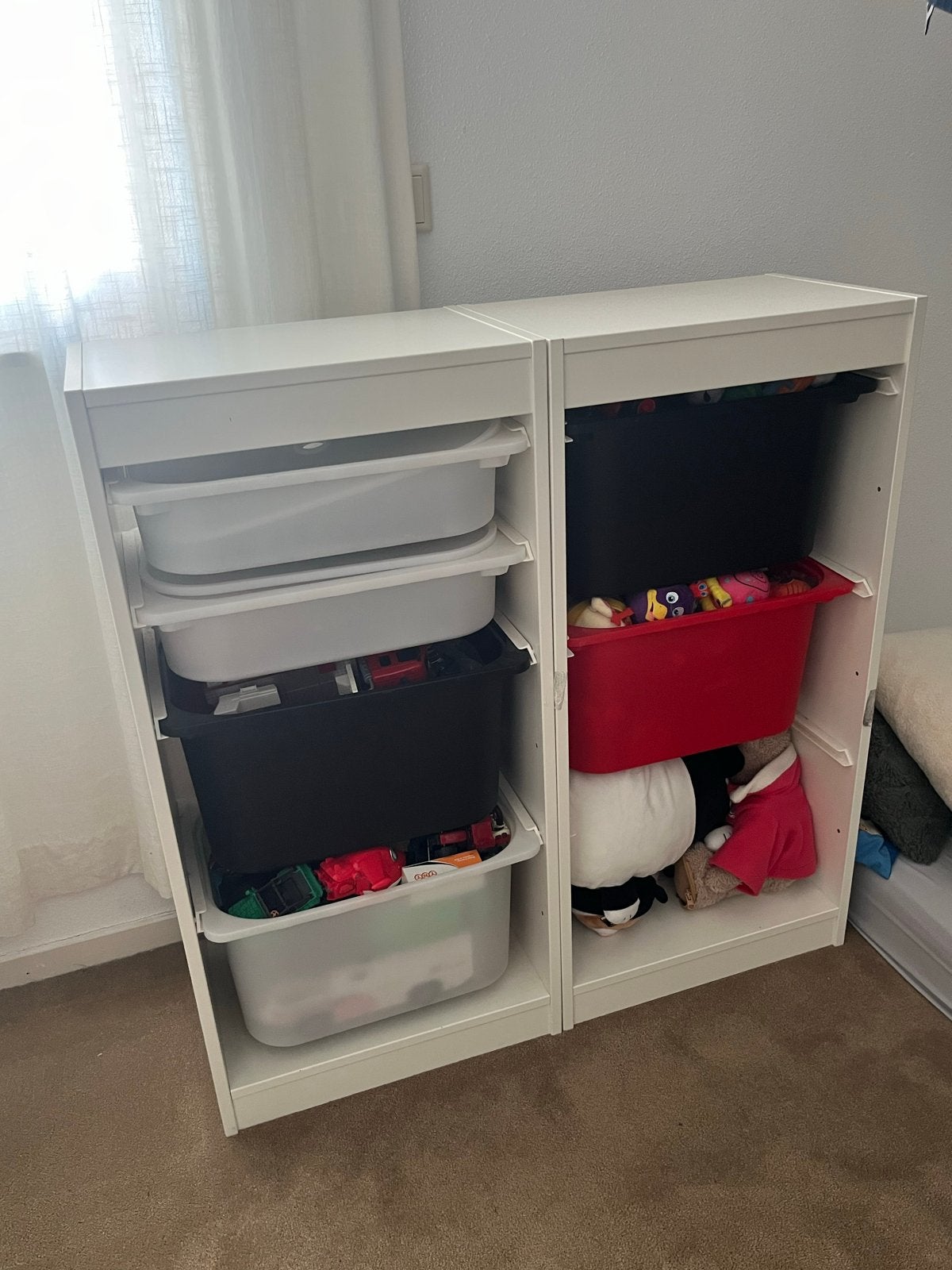 IKEA Trofast opbergkast met bakken, 2 delen, Ophalen, Gebruikt