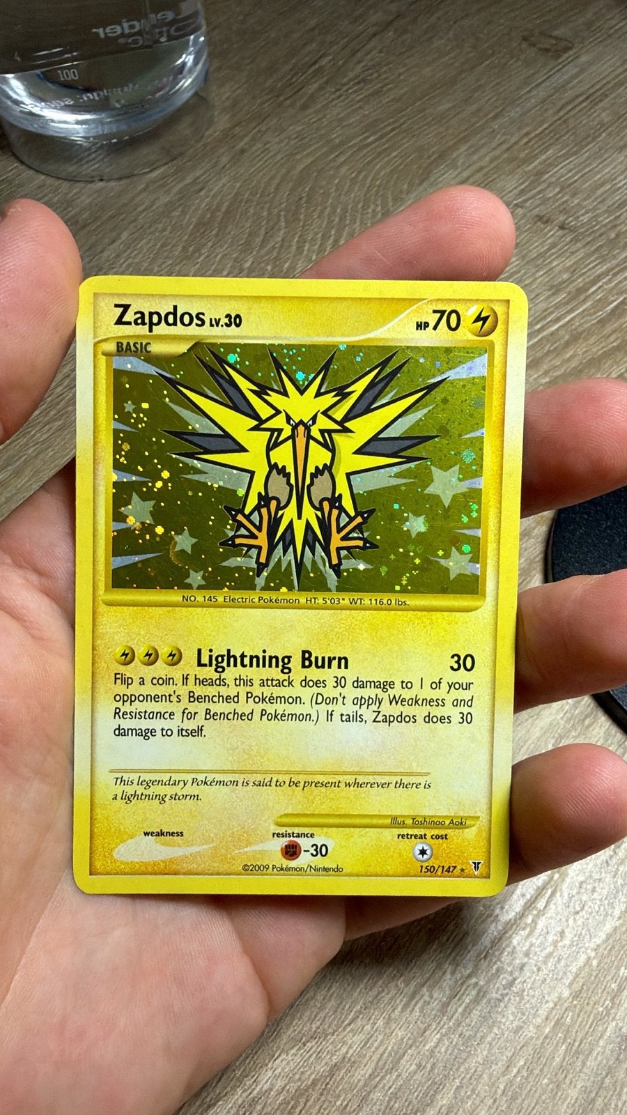 Zapdos LV.30 Holo 150/147 Supreme Victors, Hobby en Vrije tijd, Verzamelkaartspellen | Pokémon, Ophalen of Verzenden, Zo goed als nieuw