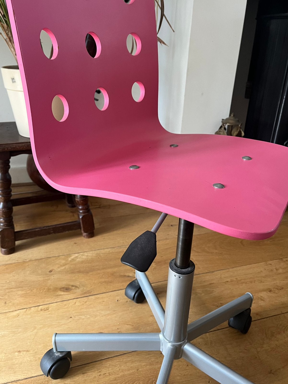 Roze kinderbureaustoel, Ophalen, Gebruikt, Roze, Bureaustoel