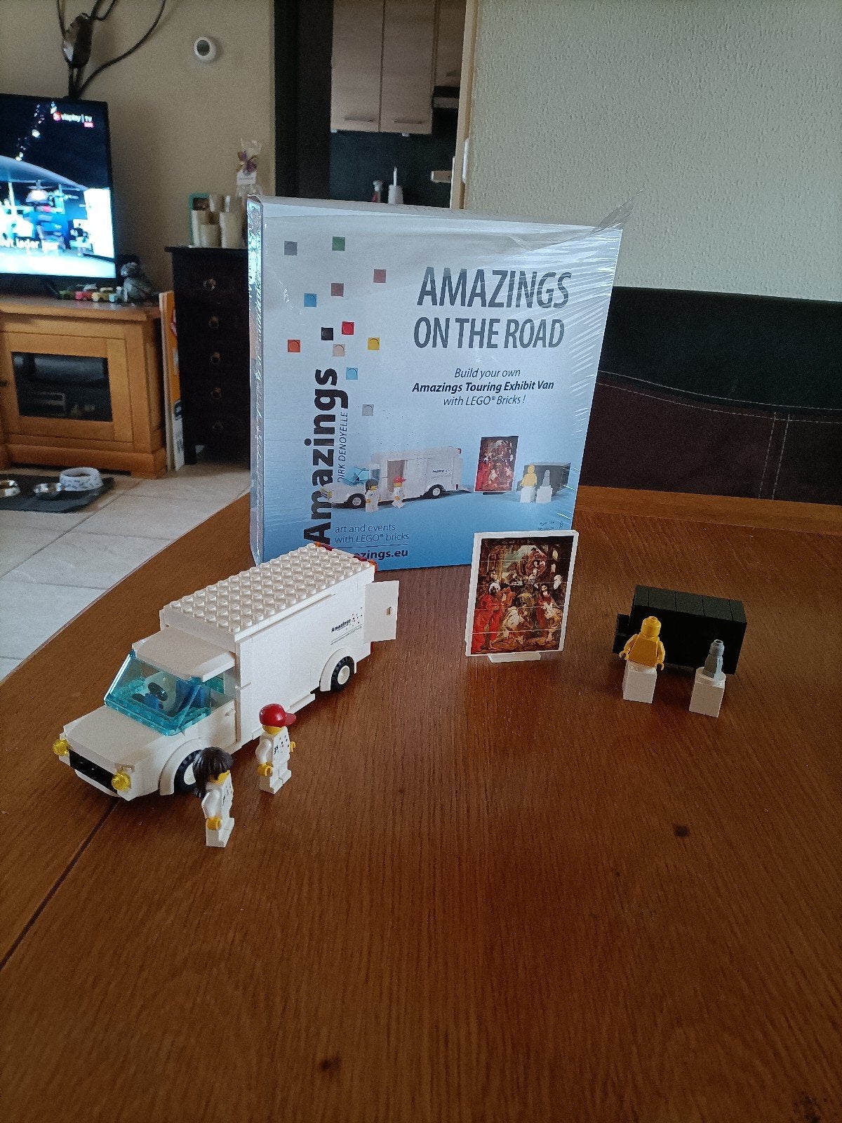 Lego Amazings exclusieve On The Road Tourbus met Minifiguren, Kinderen en Baby's, Speelgoed | Duplo en Lego, Zo goed als nieuw