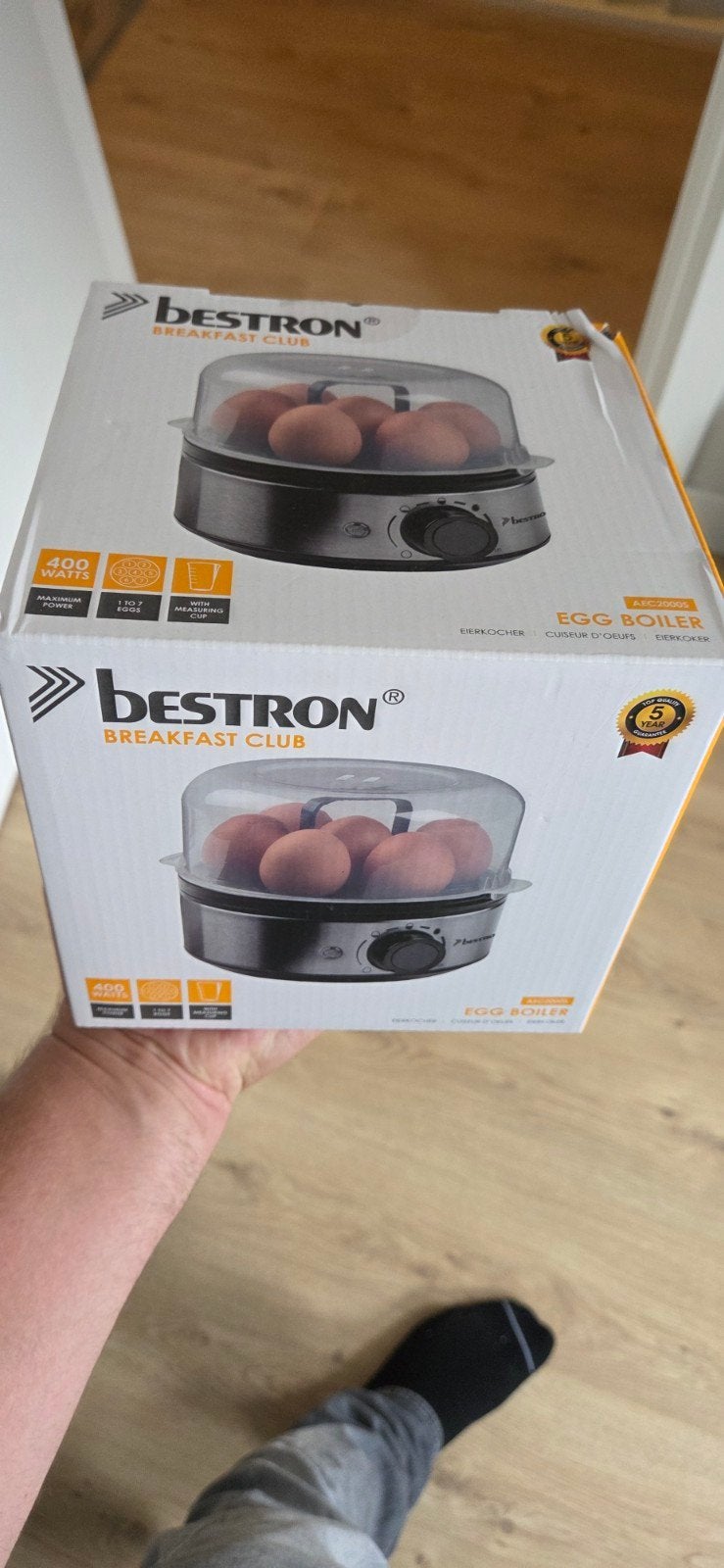 Bestron Eierkoker - Breakfast Club - 400 Watt, Ophalen