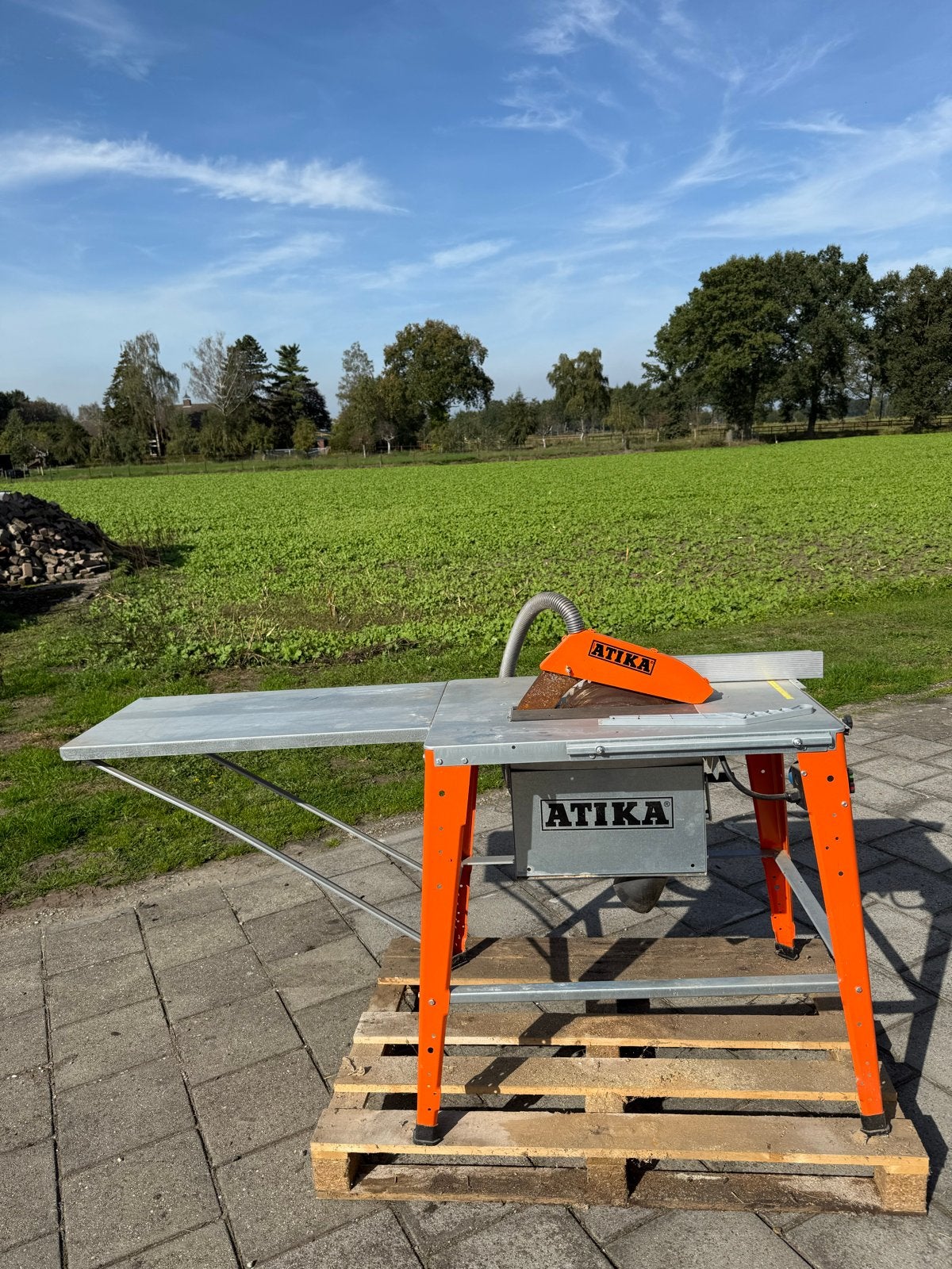 Atika tafelzaag - Weinig gebruikt, zaagblad geroest, Ophalen, Gebruikt, Overige typen
