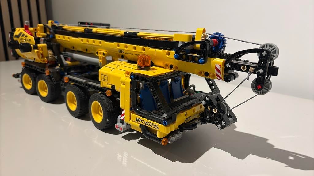 Technisch lego hijskraan, Ophalen, Lego, Zo goed als nieuw, Compleet