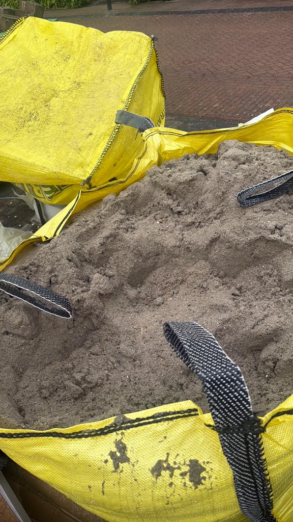 Gratis zand, Tuin en Terras, Zand, Nieuw, Ophalen