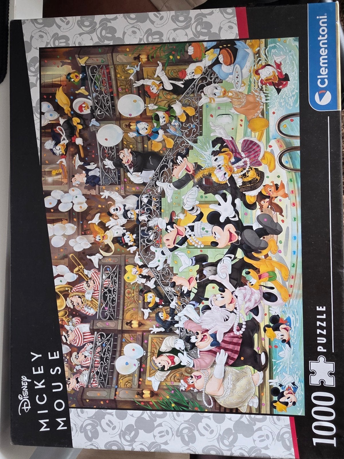Disney Mickey Mouse 1000 stukjes puzzel Clementoni, Hobby en Vrije tijd, Denksport en Puzzels, Ophalen, 500 t/m 1500 stukjes, Gebruikt