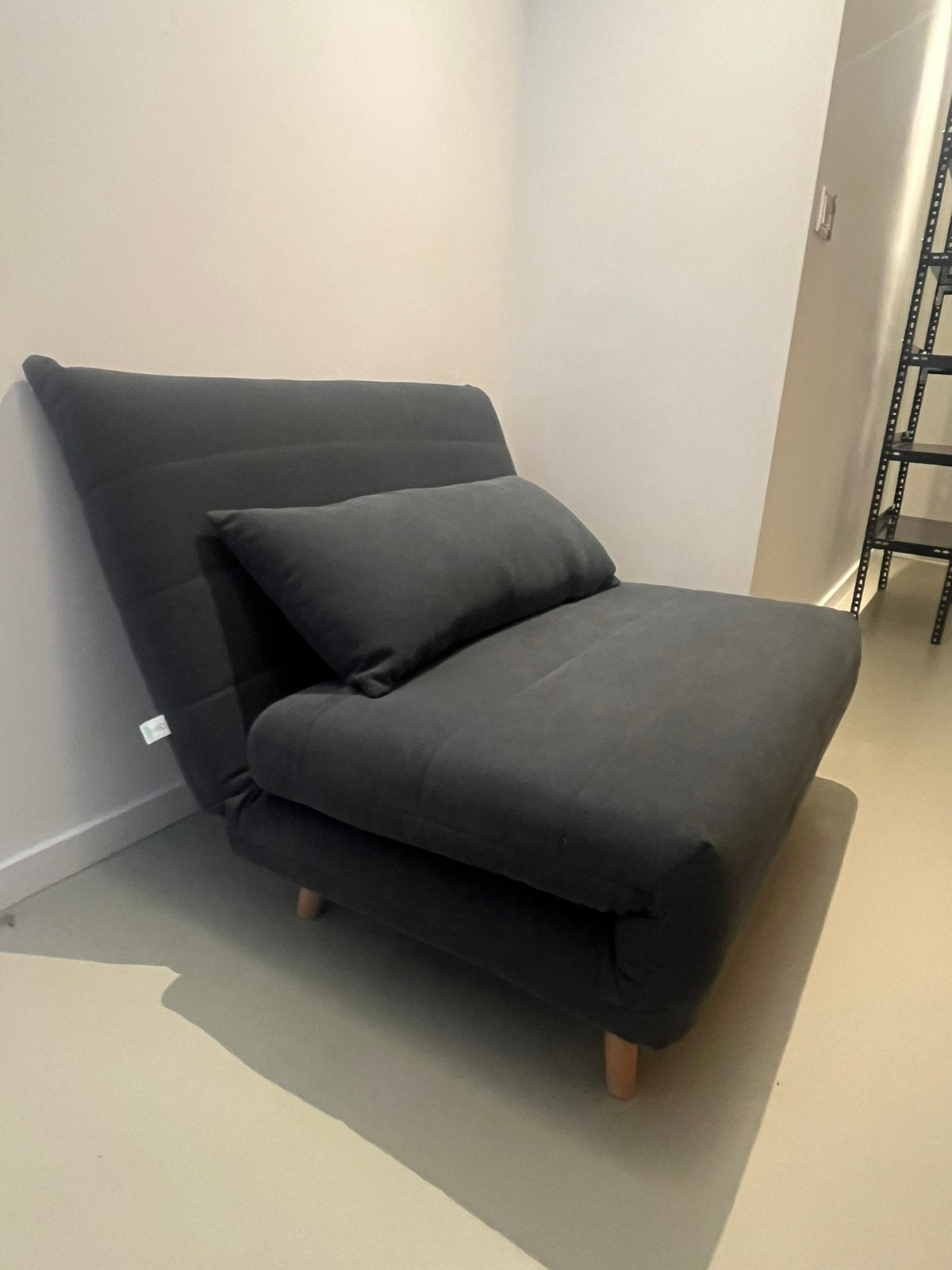 Slaapbank, Huis en Inrichting, Ophalen, Eenpersoons, Zo goed als nieuw, Minder dan 150 cm