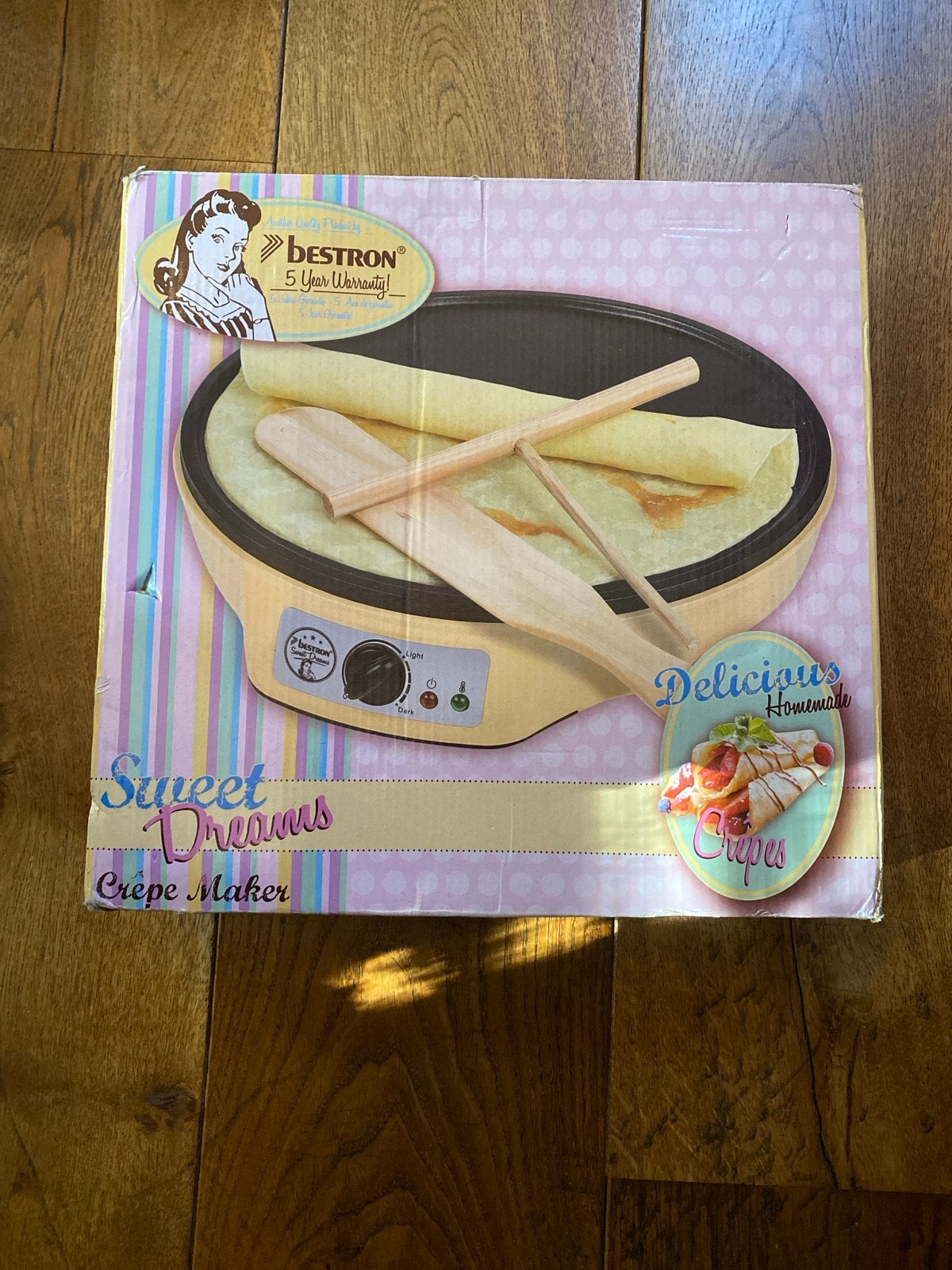 Bestron Sweet Dreams Crêpe Maker - Nieuw in doos, Ophalen of Verzenden, Nieuw