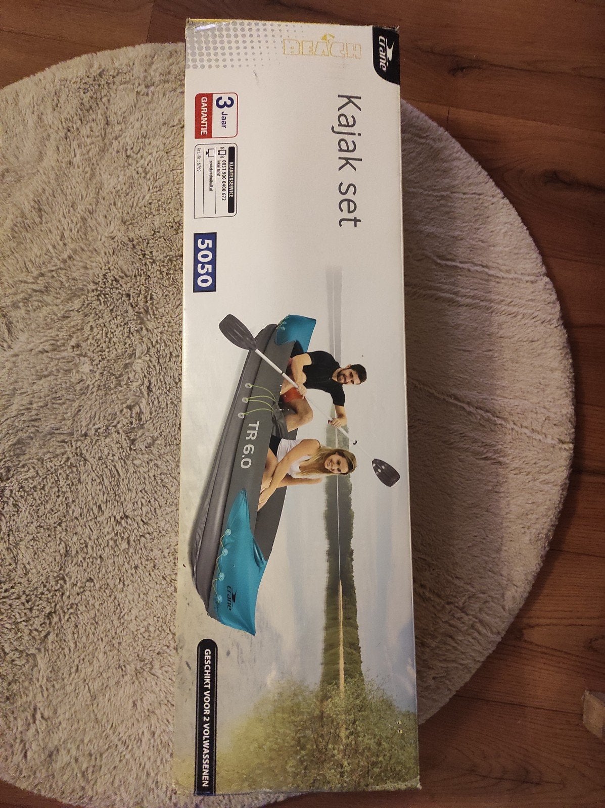Nieuwe, ongeopende Kajak set - Crane Beach, Watersport en Boten, Ophalen, Opblaasbaar, Nieuw, 2-persoons