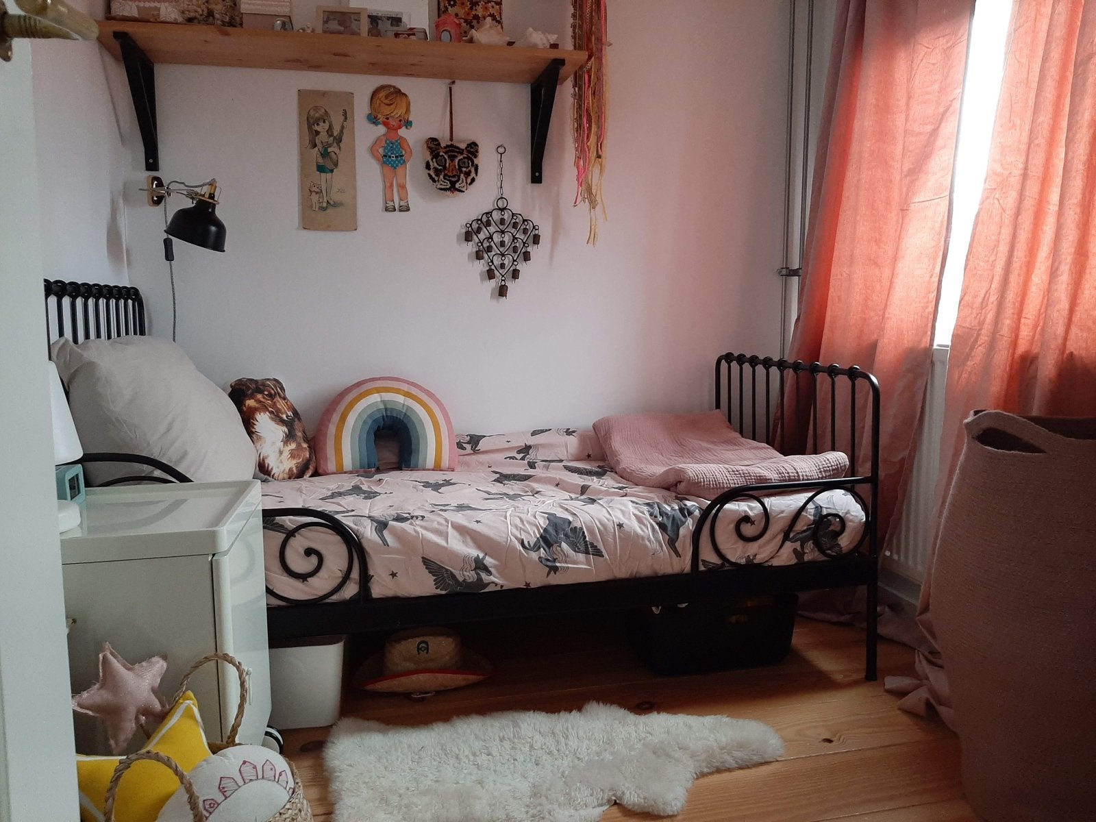Minnen meegroeibed 80 x 200, Ophalen, 70 tot 85 cm, Zo goed als nieuw, Lattenbodem