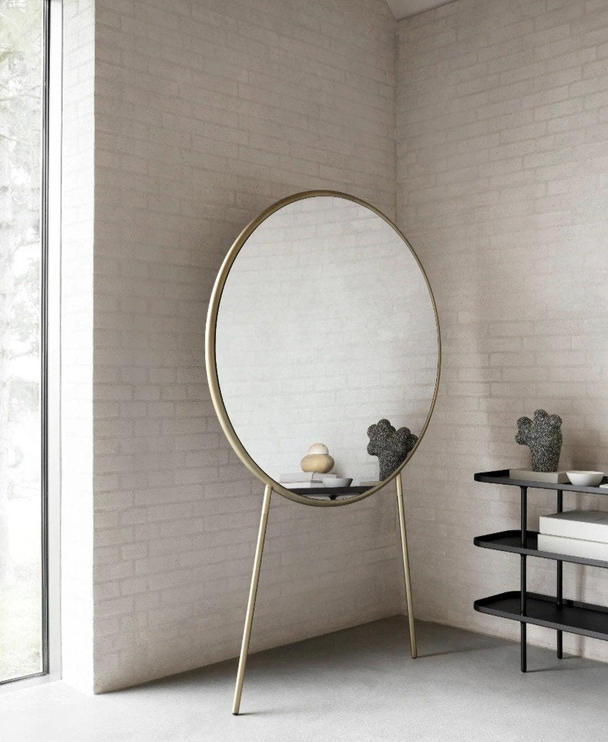 Wendelbo mondo mirror wall Nieuw product in de kist, Ophalen, Minder dan 50 cm, Rond, Nieuw