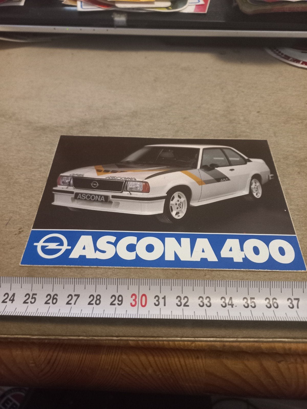 Opel Ascona 400 reclamesticker, Ophalen of Verzenden, Zo goed als nieuw