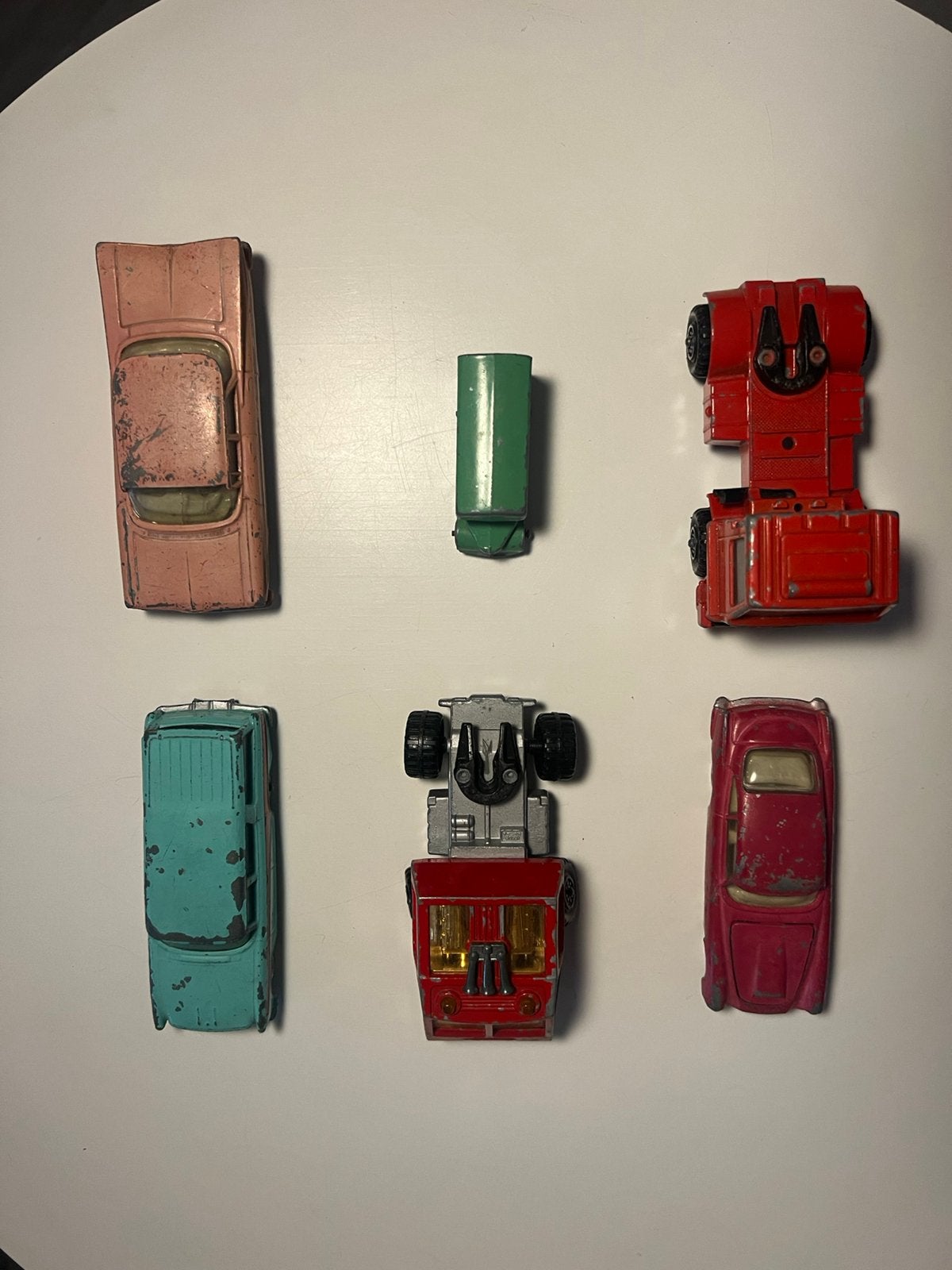 Diverse iron cast auto’s inclusief Dinky Toy, Antiek en Kunst, Antiek | Speelgoed, Ophalen