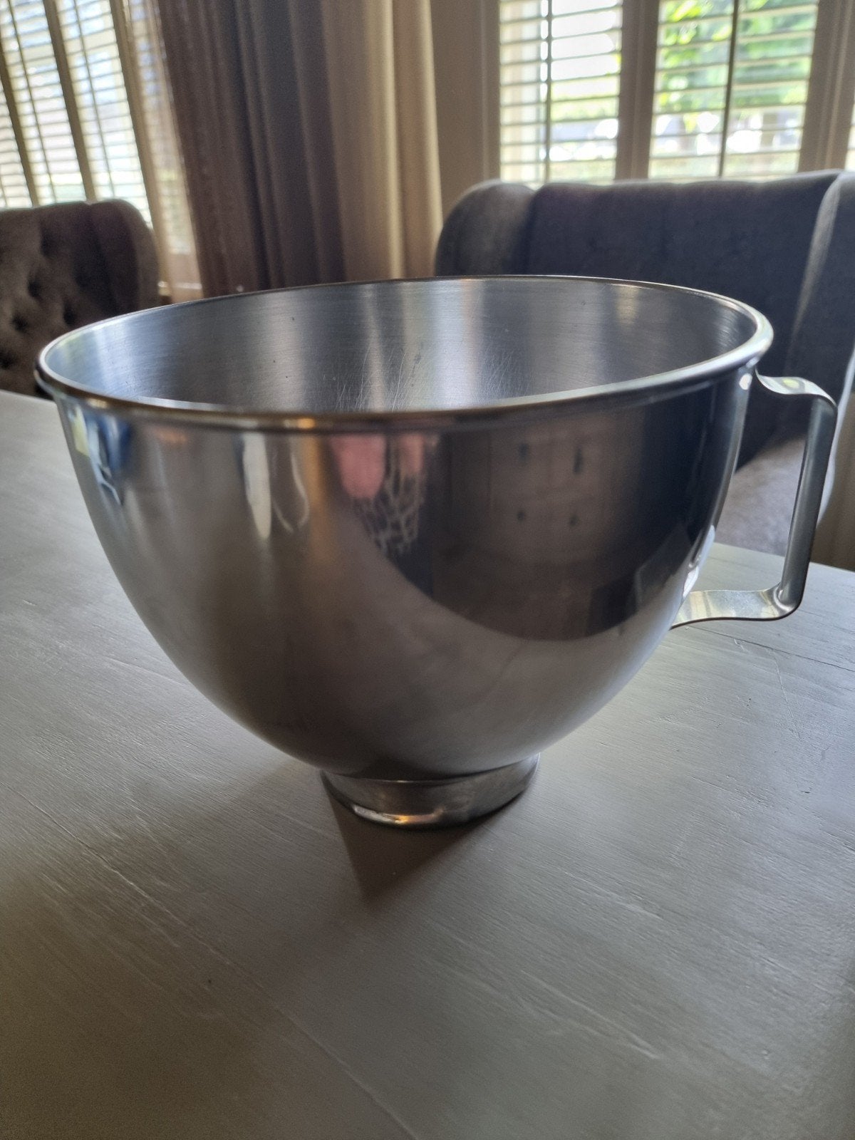 KitchenAid Ultra Power mengkom - Roestvrij staal, Witgoed en Apparatuur, Keukenmixers, 4 liter of meer, Ophalen of Verzenden, 3 snelheden of meer