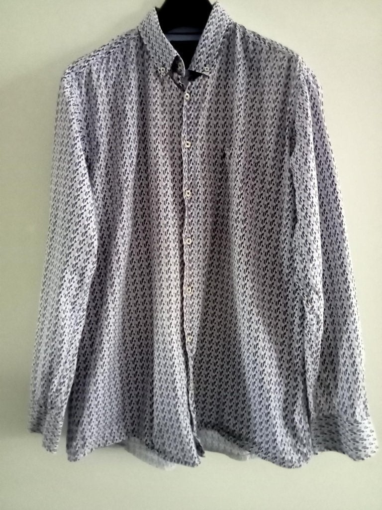 overhemd, Kleding | Heren, Overhemden, Ophalen of Verzenden, Zo goed als nieuw, Meerkleurig, Overige halswijdtes