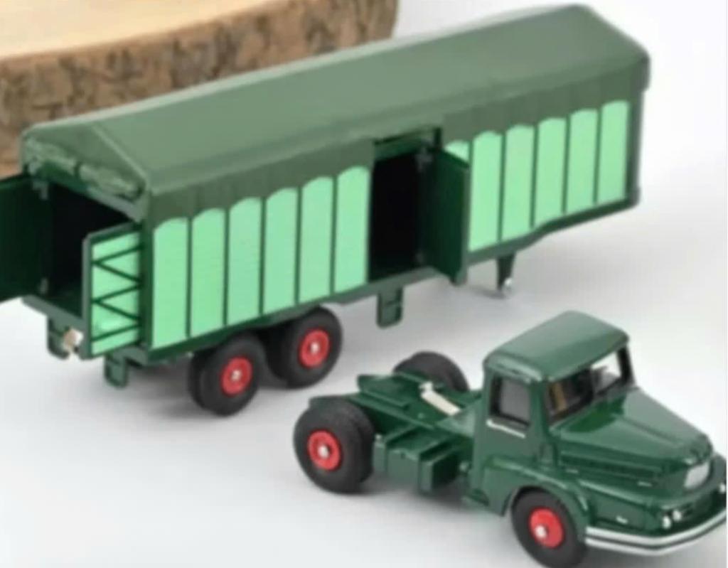 Unic vrachtwagen & aanhanger 1:55 NOREV / DINKY ref. CL5521, Verzenden, Nieuw, Bus of Vrachtwagen, Norev