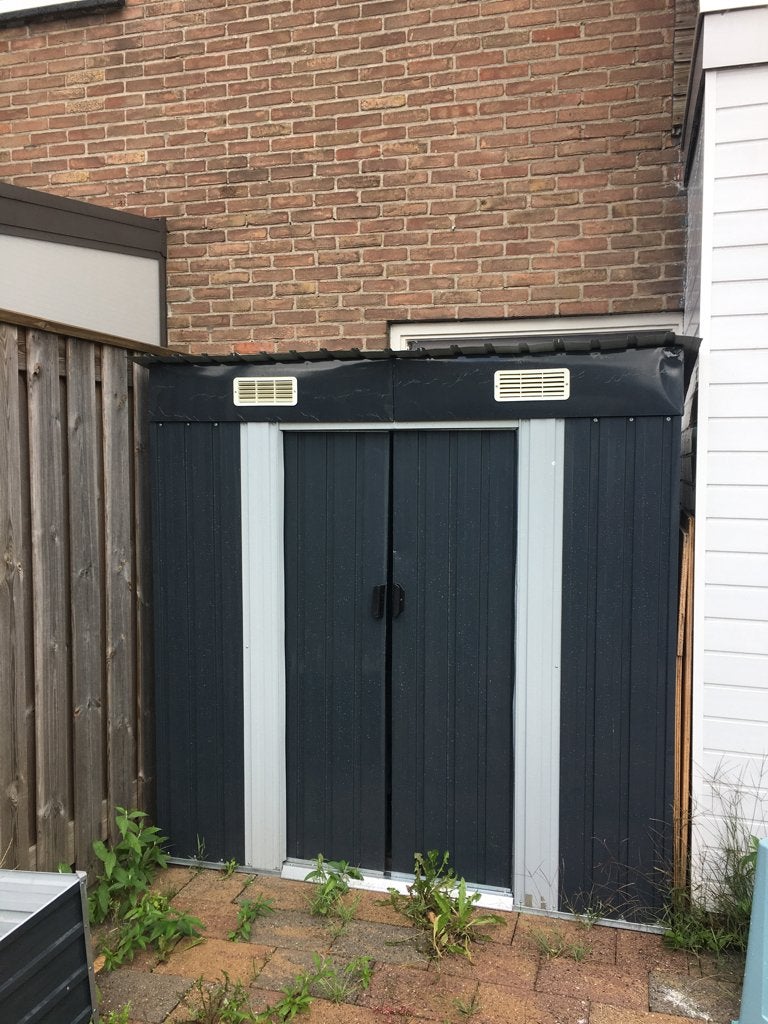 Tuinhuisje met bijpassende plantenbak - tuinschuur tuinkast, Gebruikt, Schuur, Minder dan 200 cm, Zonder ramen