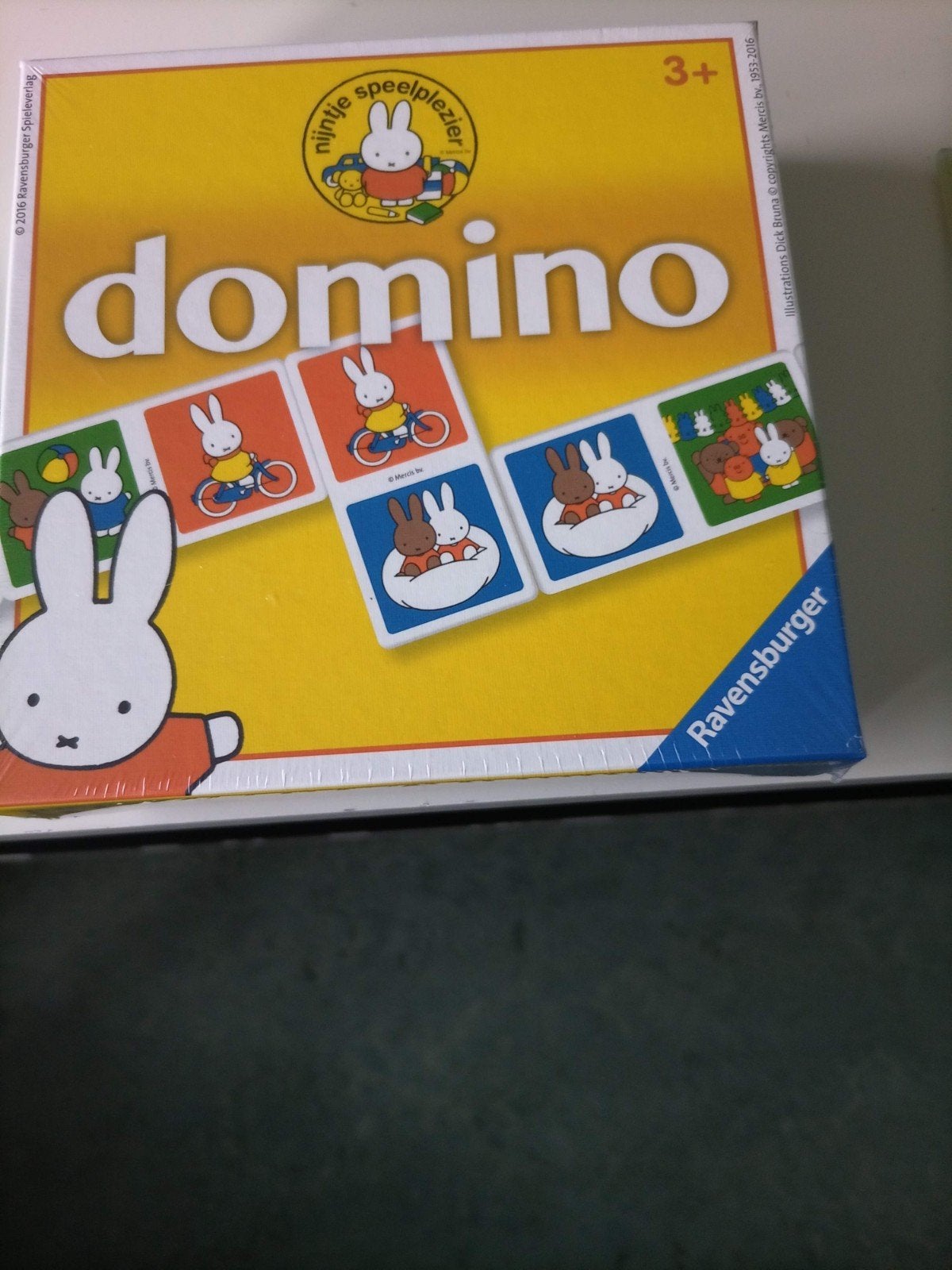 Domino Nijntje., Drie of vier spelers, Ophalen of Verzenden, Nieuw, Ravensburger