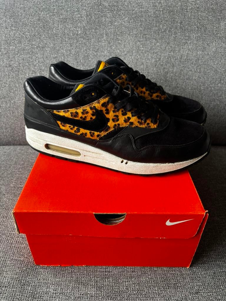 Nike Air Max 1 Atmos Beast Pack maat 45, Kleding | Heren, Schoenen, Zwart, Ophalen of Verzenden, Sneakers of Gympen, Gedragen