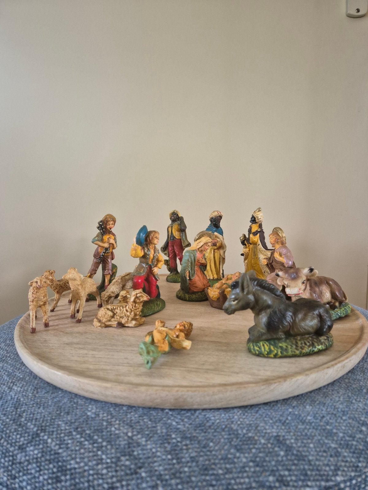 Antieke kerstgroep made in Italy, Diversen, Ophalen of Verzenden