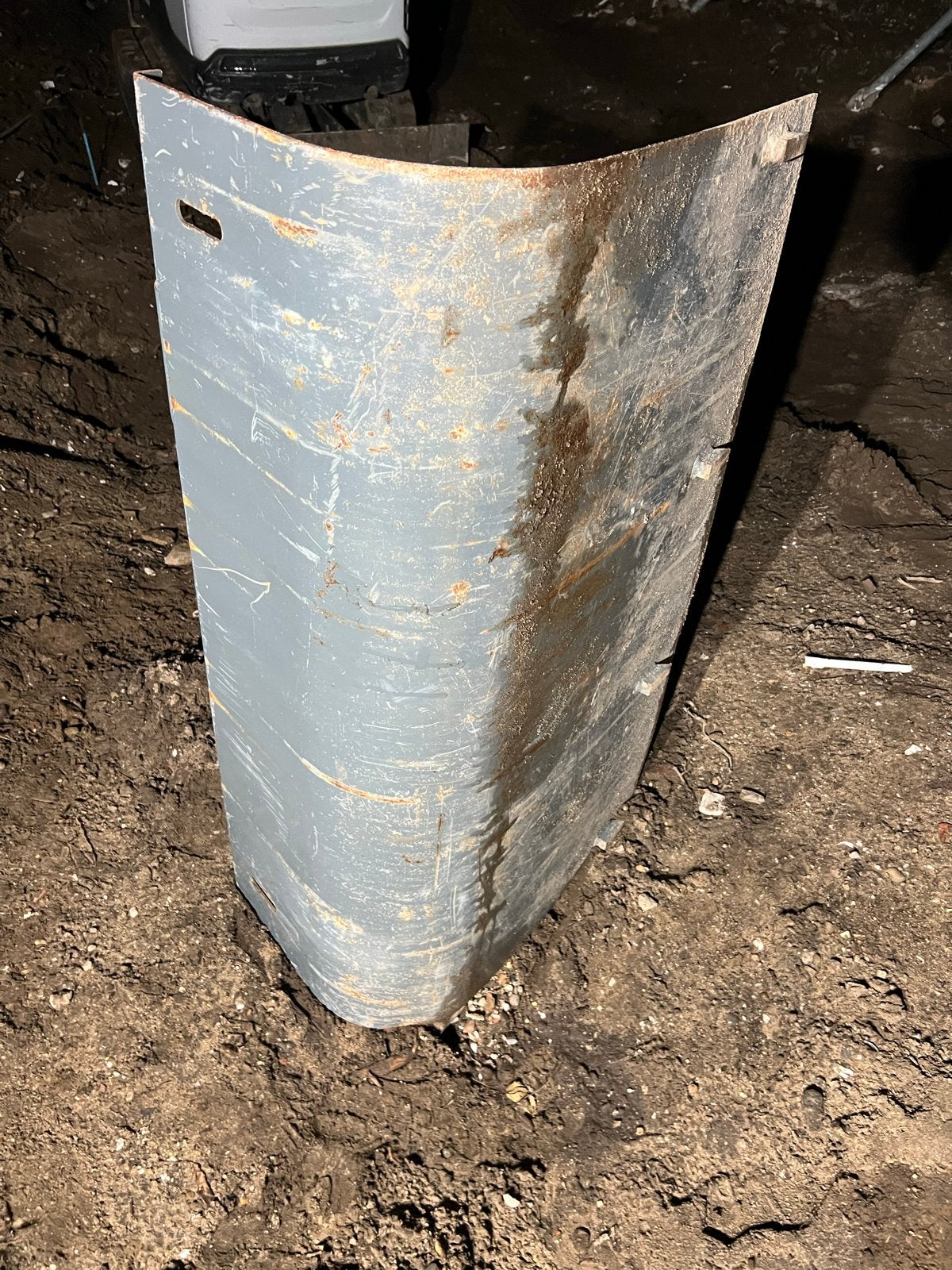 Inlegvel / inlegplaat puinbak minishovel 115, Ophalen