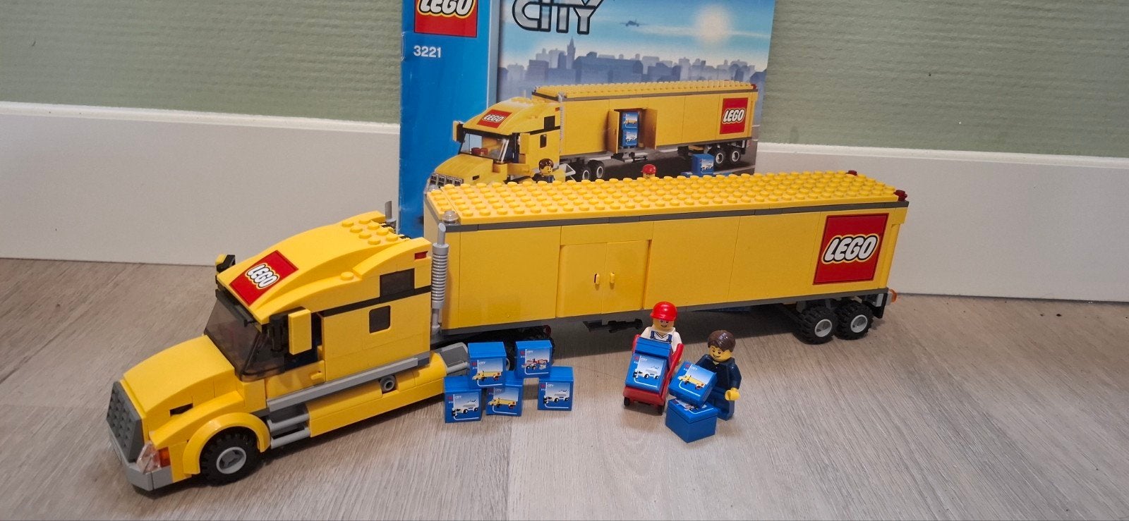 Lego city bezorgwagen 3221, Compleet, Lego, Ophalen of Verzenden, Complete set