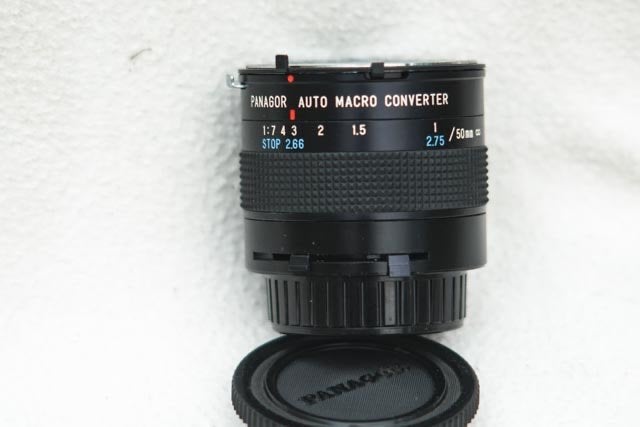 PANAGOR Auto macro converter MD mount, Macrofunctie, Ophalen of Verzenden, Macrolens, Minolta