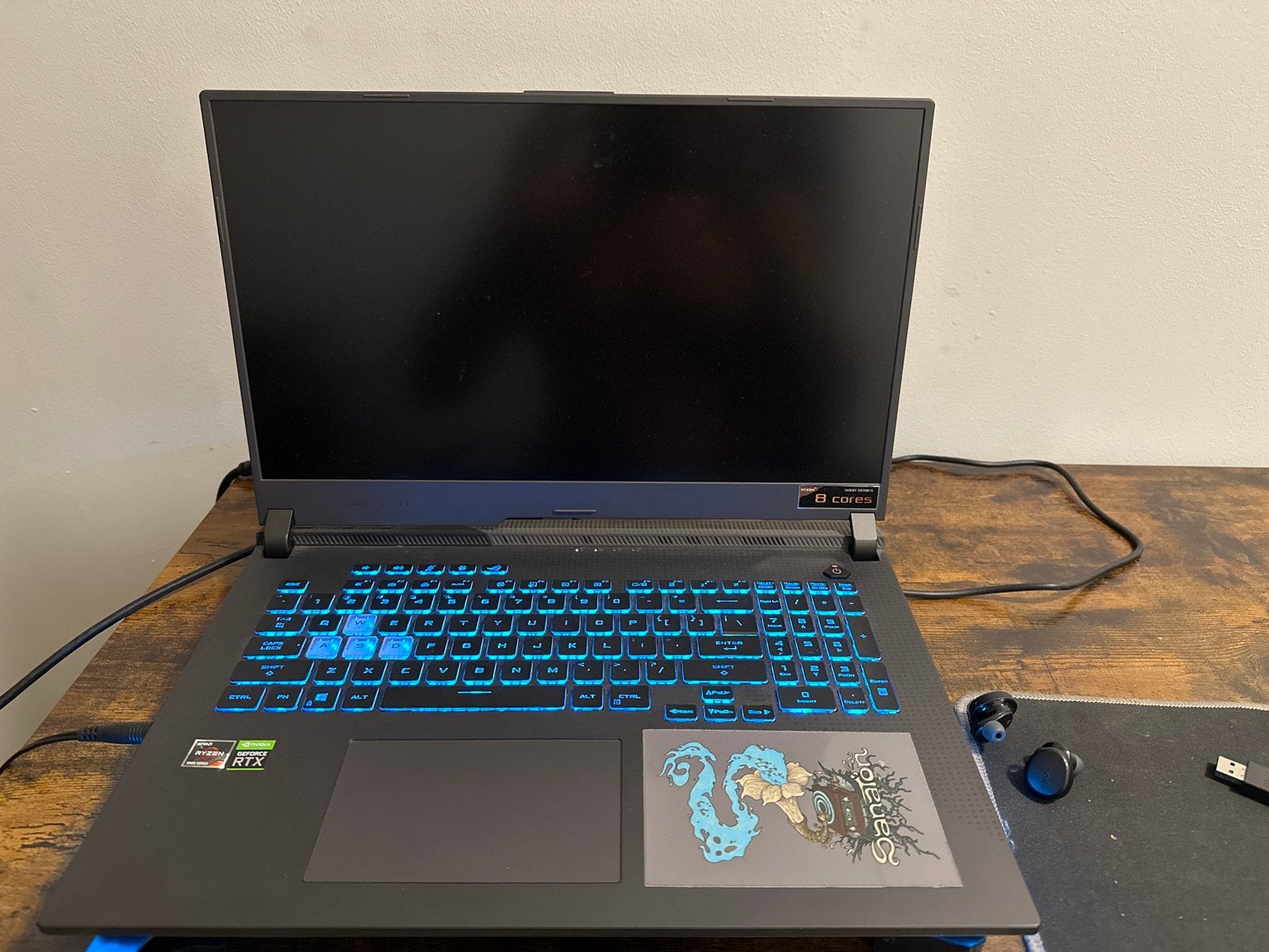 ROG Strix G17 Gaming Laptop - Ryzen 7, RTX 3060, Computers en Software, Met videokaart, Ophalen of Verzenden, Zo goed als nieuw