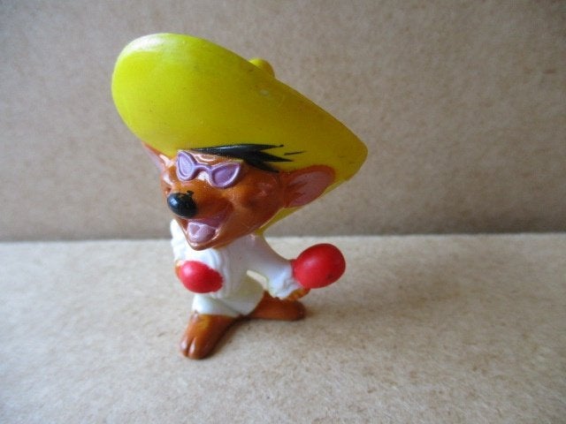 adv10634 speedy gonzales poppetje 1, Ophalen, Looney Tunes, Gebruikt, Beeldje of Figuurtje
