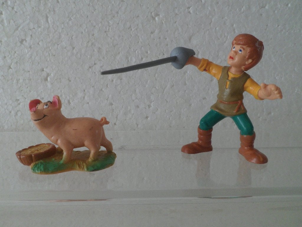 Disney Taran en de toverketel figuurtjes-poppetjes, Alle leeftijden, Ophalen of Verzenden, Zo goed als nieuw, Overige typen